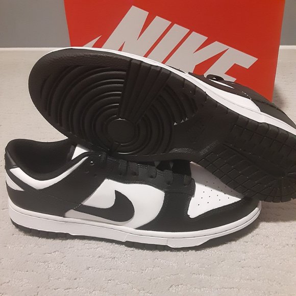 SIZE 12 - Nike Dunk Low Retro White Black Panda - DD1391-100 - AUTHENTIC NEW! - Picture 3 of 9